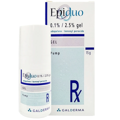 Galderma Epiduo 0.1%/2.5% Gel 15g – Gel Bôi Điều Trị Mụn Viêm Và Mụn Không Viêm