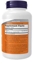 NOW FOODS DOUBLE STRENGTH L-ARGININE 1000mg / VIÊN UỐNG NÂNG CAO SỨC KHỎE TIM MẠCH, TĂNG CƯỜNG SINH LÝ ( THUẦN CHAY)