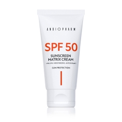 ANGIOPHARM Sunscreen Matrix Cream SPF 50 – Kem chống nắng phổ rộng, hỗ trợ chống oxy hóa