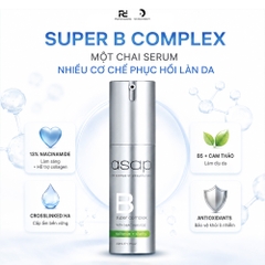 ASAP SUPER B COMPLEX: Tinh Chất Phục Hồi & Tái Sinh Làn Da Khỏe Mạnh Rạng Rỡ