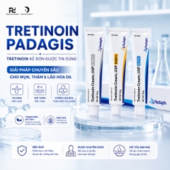 TRETINOIN CREAM, USP PADAGIS: Giải Pháp Chuyên Sâu Cho Mụn, Thâm & Lão Hóa Da