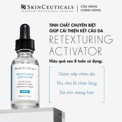 SKINCEUTICALS RETEXTURING ACTIVATOR / TINH CHẤT CHUYÊN BIỆT DƯỠNG DA, LÀM MỀM MƯỢT VÀ HỖ TRỢ TÁI TẠO DA