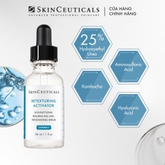 SKINCEUTICALS RETEXTURING ACTIVATOR / TINH CHẤT CHUYÊN BIỆT DƯỠNG DA, LÀM MỀM MƯỢT VÀ HỖ TRỢ TÁI TẠO DA