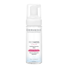 DERMEDIC REDNESS SOOTHING CLEANSING FOAM: Sữa Rửa Mặt Dịu Nhẹ Làm Sạch, Giảm Đỏ Cho Làn Da Nhạy Cảm & Rosacea
