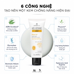 HELIOCARE 360º WATER GEL SPF 50+: Kem Chống Nắng Phổ Rộng Dạng Nước - Bảo Vệ Toàn Diện & Cấp Ẩm