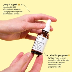 Geek & Gorgeous 101 Porefectly Clear (30ml) – Gel Tẩy Tế Bào Chết BHA 2%, Kiểm Soát Dầu Thừa & Giảm Mụn Đầu Đen