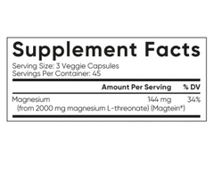 Sports Research Magtein Magnesium L-Threonate 2000mg 135 Viên – Hỗ Trợ Não Bộ, Trí Nhớ Và Khả Năng Tập Trung