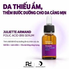 JULIETTE ARMAND FOLIC ACID (B9) SERUM: Tinh Chất Tái Tạo & Phục Hồi - Tăng Cường Hệ Miễn Dịch Cho Làn Da Khỏe Mạnh