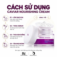 JULIETTE ARMAND CAVIAR NOURISHING CREAM: Kem Trứng Cá Tầm - Dưỡng Ẩm, Phục Hồi & Tăng Cường Sức Sống Da