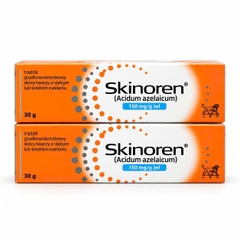 SKINOREN GEL 15% AZELAIC ACID 30G: GEL HỖ TRỢ ĐIỀU TRỊ MỤN, GIẢM BÍT TẮC VÀ CẢI THIỆN THÂM SAU MỤN