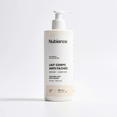 NUBIANCE LAIT CORPS ANTI-TACHES: SỮA DƯỠNG THỂ HỖ TRỢ GIẢM THÂM SẠM, DƯỠNG ẨM VÀ LÀM ĐỀU MÀU DA