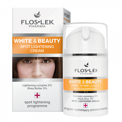 FLOSLEX WHITE & BEAUTY SPOT LIGHTENING CREAM / KEM DƯỠNG SÁNG DA MỜ NÁM