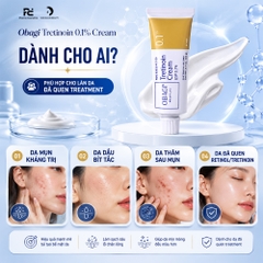 Obagi Tretinoin 0.1% Cream – Kem Dưỡng Chuyên Sâu Tối Ưu Bề Mặt & Hỗ Trợ Giảm Mụn Cấp Độ Cao
