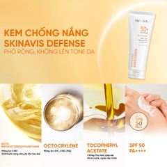SKINAVIS SUNSCREEN DEFENSE: Kem Chống Nắng Phổ Rộng, Bảo Vệ Toàn Diện & Dưỡng Ẩm Khô Thoáng