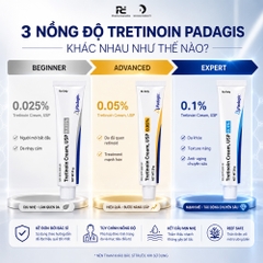 TRETINOIN CREAM, USP PADAGIS: Giải Pháp Chuyên Sâu Cho Mụn, Thâm & Lão Hóa Da