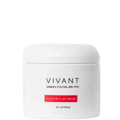 VIVANT SULFUR CLAY MASK / MẶT NẠ TRỊ LIỆU VÀ GIẢI ĐỘC ĐỂ CHỐNG LẠI VI KHUẨN GÂY MỤN