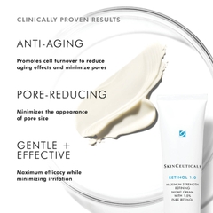 SKINCEUTICALS RETINOL 1.0 / TINH CHẤT CHUYÊN BIỆT GIÚP DƯỠNG DA, GIẢM ĐỐM NÂU, KHUYẾT ĐIỂM TRÊN DA SAU MỤN, GIẢM CÁC DẤU HIỆU LÃO HOÁ