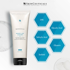 SKINCEUTICALS BLEMISH + AGE CLEANSER GEL/ SỮA RỬA MẶT DẠNG GEL CHUYÊN BIỆT GIÚP GIẢM MỤN, TẨY TẾ BÀO CHẾT VÀ LÀM THÔNG THOÁNG LỖ CHÂN LÔNG