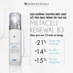 SKINCEUTICALS METACELL RENEWAL B3 / SỮA DƯỠNG CHUYÊN BIỆT GIÚP DA CĂNG MỊN, GIẢM KÍCH ỨNG, HỖ TRỢ TÁI TẠO DA VÀ BONG TRÓC DA
