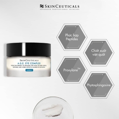 SKINCEUTICALS A.G.E. EYE COMPLEX / KEM DƯỠNG VÙNG MẮT LÀM GIẢM DẤU CHÂN CHIM VÀ LÀM MỜ NẾP NHĂN