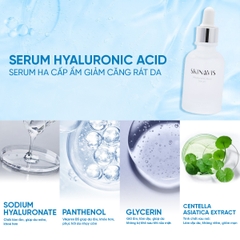 SKINAVIS HYALURONIC ACID SERUM: Cấp Ẩm Đa Tầng, Phục Hồi & Làm Dịu Làn Da Khô, Nhạy Cảm