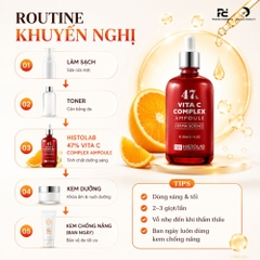 Histolab 47% Vita C Complex Ampoule – Tinh Chất Dưỡng Trắng & Chống Oxy Hóa, Cho Làn Da Sáng Khỏe Rạng Ngời