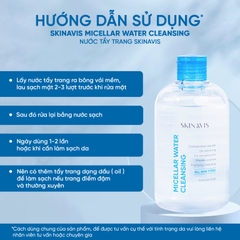 Skinavis Micellar Water: Nước Tẩy Trang Dịu Nhẹ - Sạch Sâu & Không Gây Khô Da