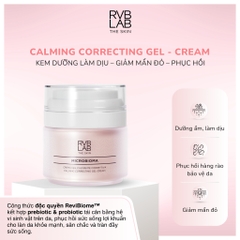 RVBLAB Microbioma Corrective Calming Gel Cream: Kem Gel Hiệu Chỉnh Sắc Tố, Làm Dịu & Phục Hồi Da Nhạy Cảm