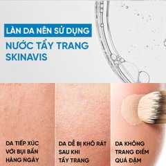 Skinavis Micellar Water: Nước Tẩy Trang Dịu Nhẹ - Sạch Sâu & Không Gây Khô Da