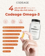 Codeage Amen Omega-3 1500mg – Viên Uống Dầu Cá  Bí Quyết Cho Trái Tim Khỏe Và Trí Tuệ Minh Mẫn