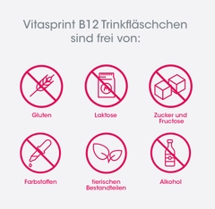 VITASPRINT B12 TRINKFLÄSCHCHEN: Liệu Pháp Tăng Cường Năng Lượng Tinh Thần & Thể Chất - Giảm Mệt Mỏi, Tăng Tập Trung