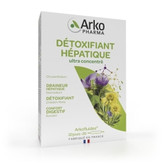 ARKOPHARMA DETOX HEPATIQUE / THỰC PHẨM GIÚP GIẢI ĐỘC GAN, MÁT GAN, HỖ TRỢ ĐẸP DA, GIẢM MỤN