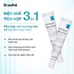 Dr.esthé EGF Spot Recovery 15ml – Kem Phục Hồi Da Giải Pháp "Vàng" Cho Da Sau Liệu Trình