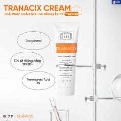 Tranacix Cream 3% – Giải Pháp Đột Phá Điều Trị Nám, Hồng Ban & Tăng Sắc Tố