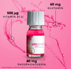 VITASPRINT B12 TRINKFLÄSCHCHEN: Liệu Pháp Tăng Cường Năng Lượng Tinh Thần & Thể Chất - Giảm Mệt Mỏi, Tăng Tập Trung