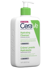 CERAVE HYDRATING CLEANSER / SỮA RỬA MẶT GIÚP LÀM SẠCH SÂU DÀNH CHO DA THƯƠNG VÀ DA KHÔ (473ML)