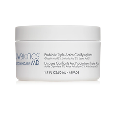 GLOWBIOTICS PROBIOTIC TRIPLE ACTION CLARIFYING PADS: Miếng Pad Sạch Sâu & Giảm Mụn, Cho Làn Da Sáng Khỏe