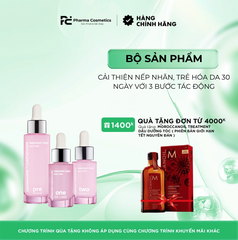 T RIDES AGE CURE/ BỘ TRỊ LIỆU CẢI THIỆN NẾP NHĂN, TRẺ HÓA DA 30 NGÀY VỚI 3 BƯỚC TÁC ĐỘNG