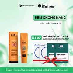 GIGI SUNCARE ULTRA LIGHT SPF 50: Kem Chống Nắng Kiềm Dầu, Siêu Nhẹ