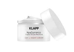 KLAPP Hyaluronic Triple Action Moisture Day + Night Cream: Kem Dưỡng Ẩm Đa Tầng, Phục Hồi Độ Đàn Hồi & Căng Bóng Da