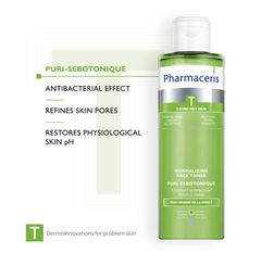 Pharmaceris T Puri-Sebotonique: Nước Hoa Hồng Cân Bằng, Kiềm Dầu & Ngăn Ngừa Mụn Chuyên Sâu