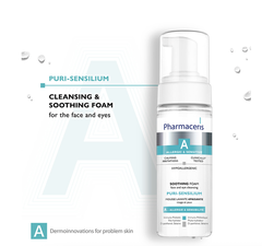 Pharmaceris A Puri-Sensilium: Sữa Rửa Mặt Dạng Bọt Dịu Nhẹ Cho Da Nhạy Cảm Và Dễ Dị Ứng