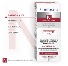 Pharmaceris N Capinon K 1%: Kem Dưỡng Phục Hồi, Giảm Đỏ & Mờ Mao Mạch Chuyên Sâu