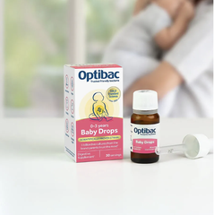Optibac Baby Drops – Men Vi Sinh Nhỏ Giọt Cao Cấp Cho Trẻ Sơ Sinh Từ 0 Tháng Tuổi