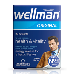 VITABIOTICS WELLMAN ORIGINAL / VIÊN UỐNG TĂNG CƯỜNG SỨC KHOẺ PHÁI MẠNH 