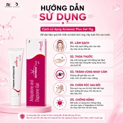 Acnewar Plus Gel 15g: Giải Pháp Đột Phá Cho Mụn Trứng Cá Và Mụn Viêm sưng