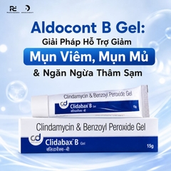 Aldocont B Gel: Giải Pháp Hỗ Trợ Điều Trị Mụn Viêm, Mụn Mủ & Ngăn Ngừa Thâm Sạm Toàn Diện