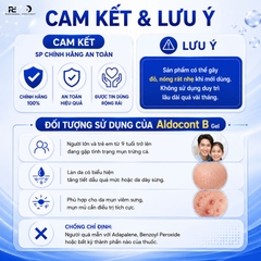 Aldocont B Gel: Giải Pháp Hỗ Trợ Điều Trị Mụn Viêm, Mụn Mủ & Ngăn Ngừa Thâm Sạm Toàn Diện