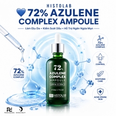 Histolab 72% Azulene Complex Ampoule – Tinh Chất Dịu Da, Kiểm Soát Nhờn Và Ngăn Ngừa Mụn
