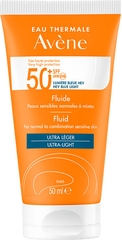 AVENE VERY HIGH PROTECTION FLUID SPF50+ / KEM CHỐNG NẮNG QUANG PHỔ RỘNG CHO DA THƯỜNG, DA HỖN HỢP NHẠY CẢM